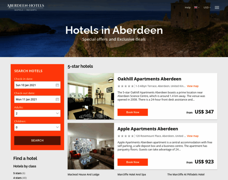 Aberdeen-hotels.com thumbnail