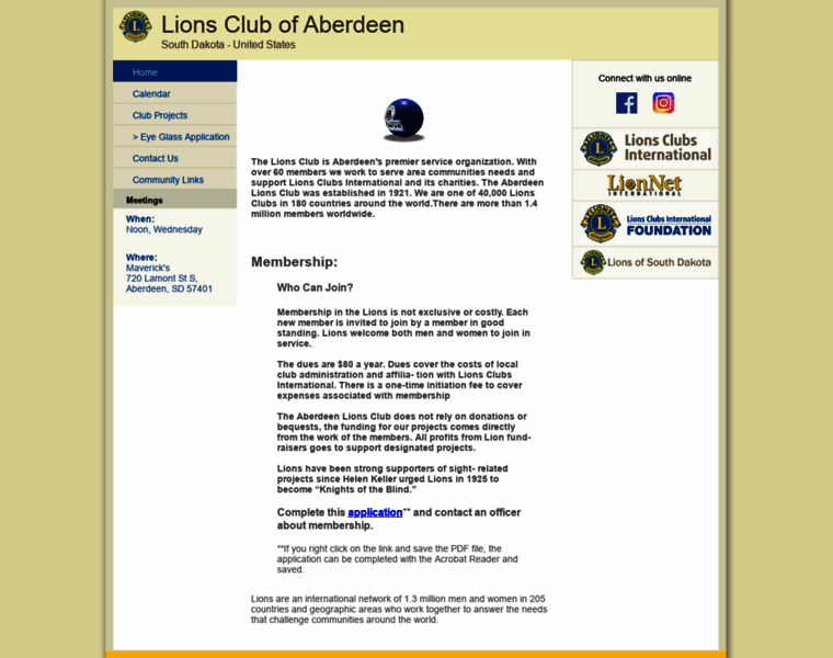 Aberdeenlionsclub.org thumbnail
