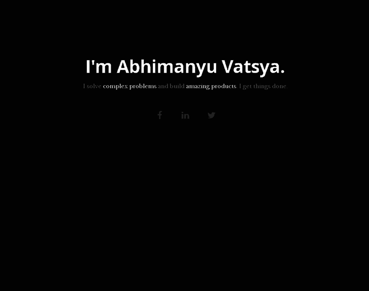 Abhimanyuvatsya.com thumbnail