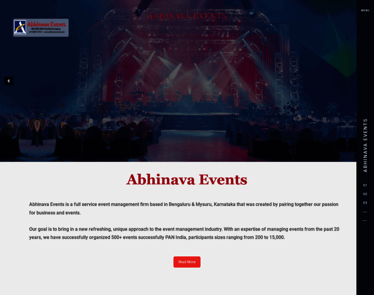 Abhinavaevents.com thumbnail