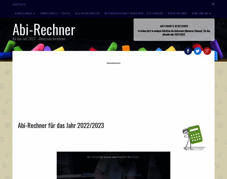 Abi-rechner.com thumbnail