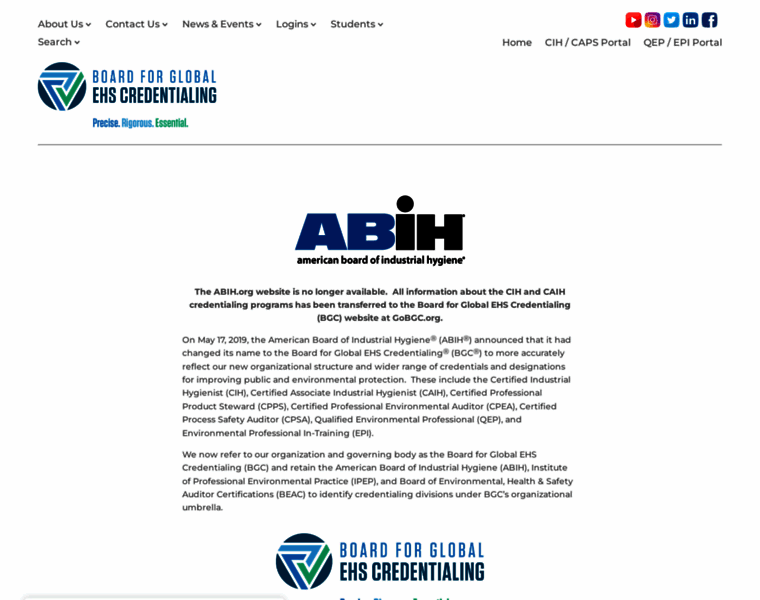 Abih.org thumbnail