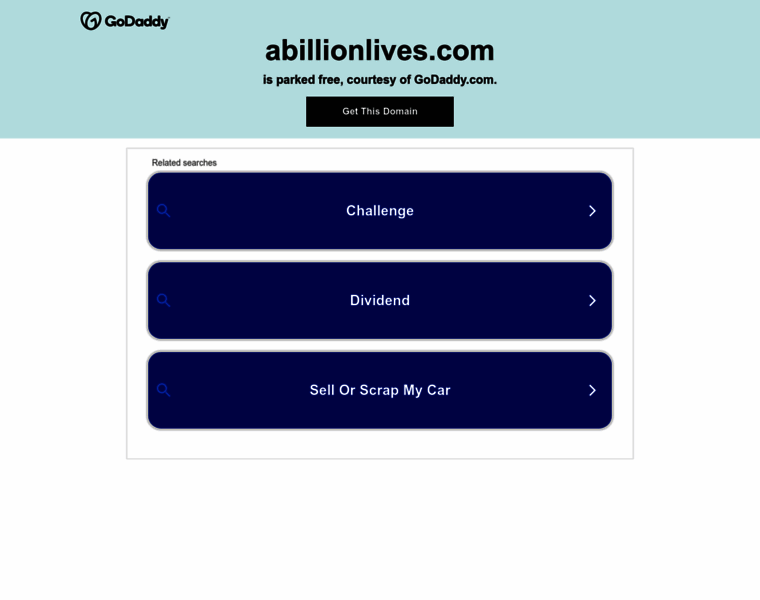 Abillionlives.com thumbnail