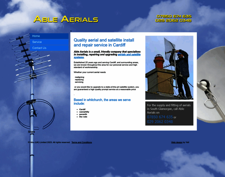 Ableaerials-cardiff.co.uk thumbnail