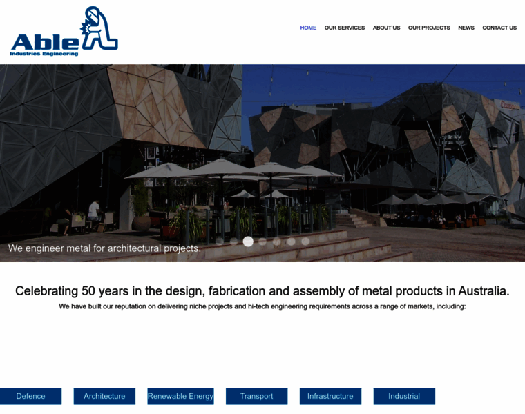 ableind.com.au at WI. HOME - Able Industries Engineering