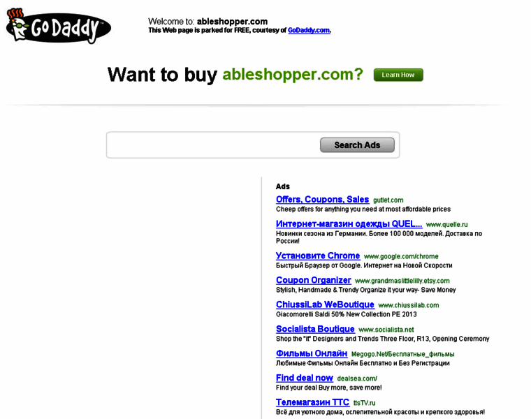 Ableshopper.com thumbnail