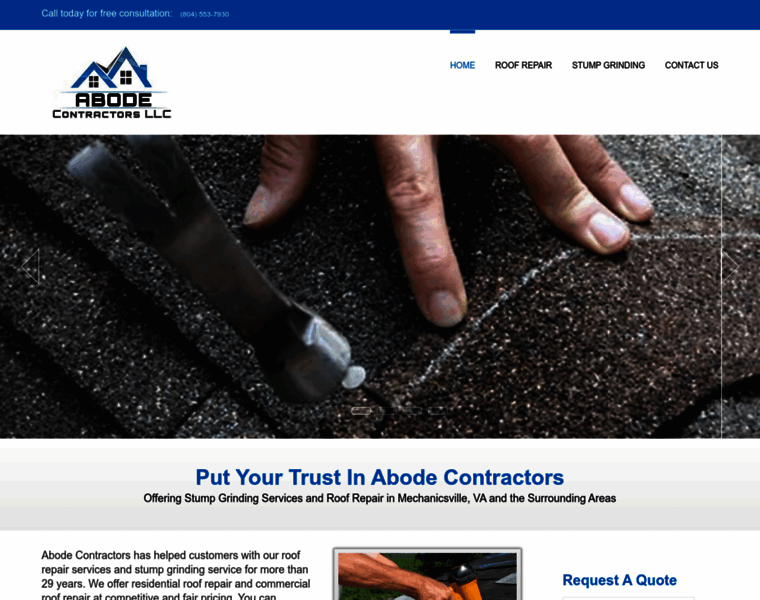 Abode-contractors.com thumbnail