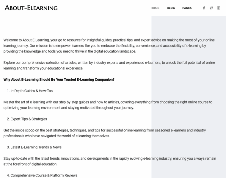 About-elearning.com thumbnail