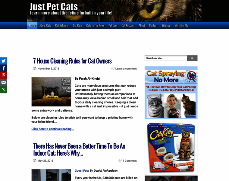 Aboutcats.net thumbnail