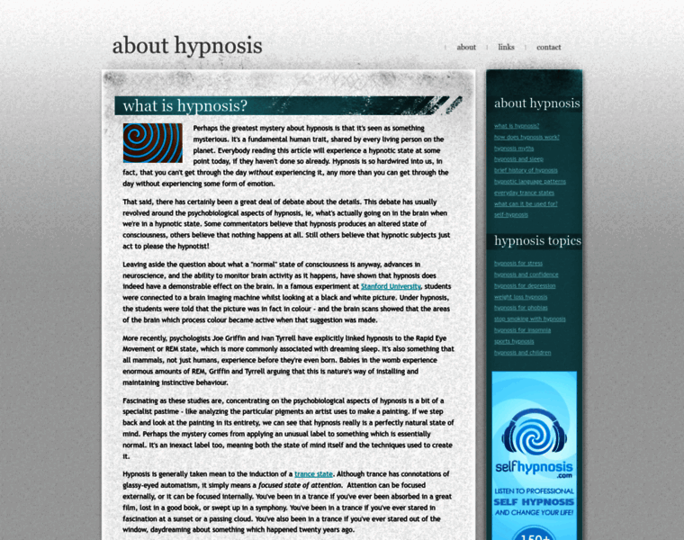 Abouthypnosis.com thumbnail