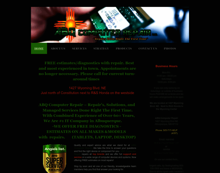 Abqcomputerrepair.com thumbnail