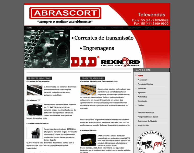 Abrascort.com.br thumbnail