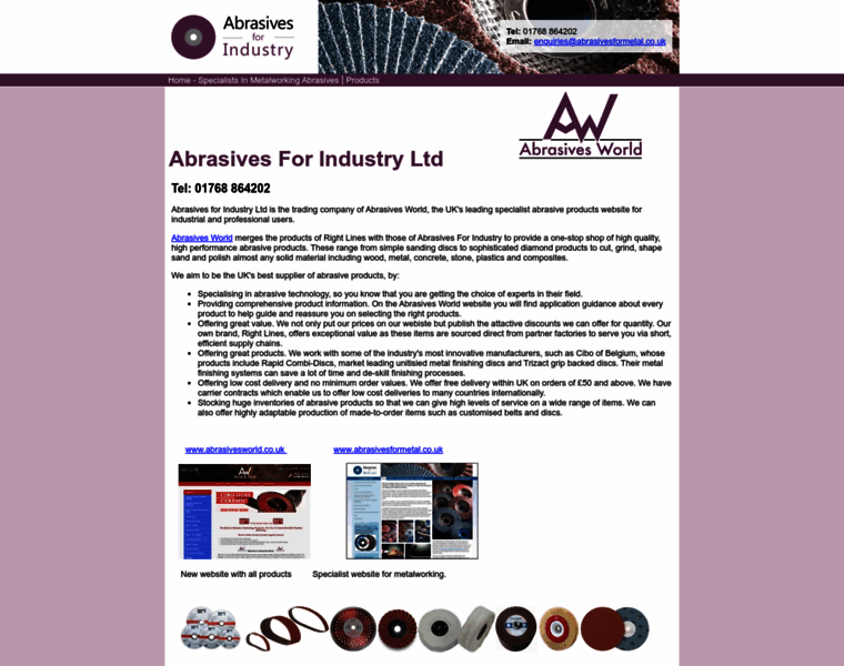 Abrasivesforindustry.co.uk thumbnail