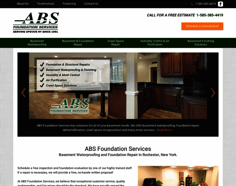 Absfoundationservices.com thumbnail