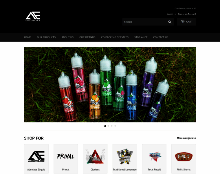 Absolute-ejuice.com thumbnail