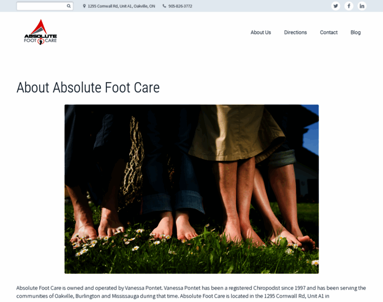 Absolutefootcare.ca thumbnail