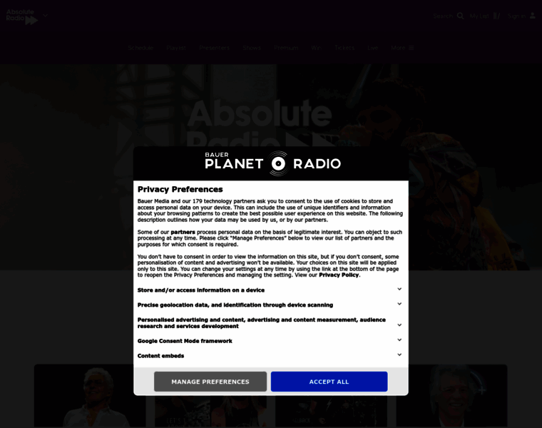 Absoluteradio.co.uk thumbnail