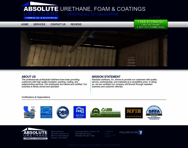 Absoluteurethane.com thumbnail