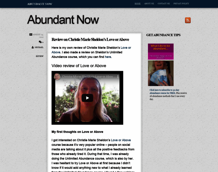 Abundant-now.com thumbnail