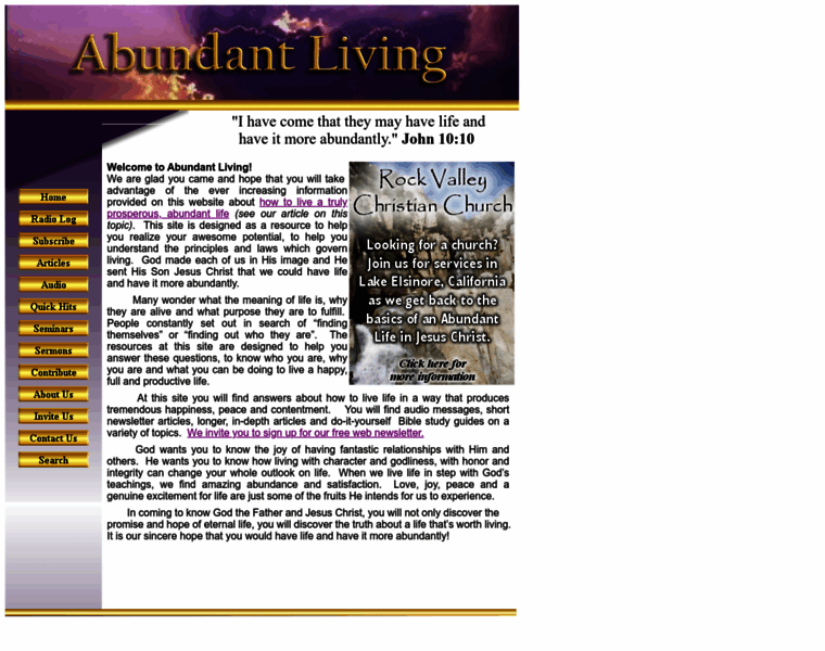 Abundantliving.org thumbnail
