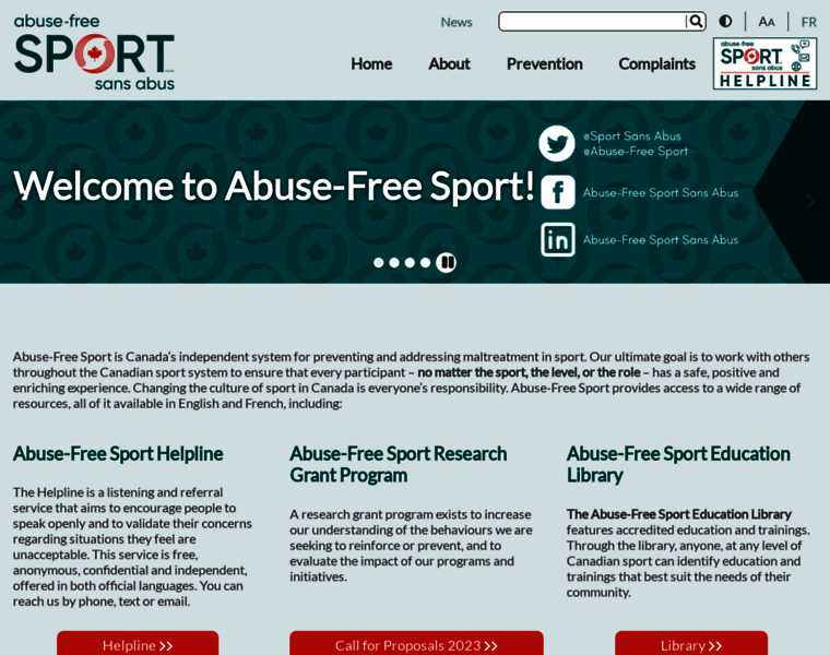 Abuse-free-sport.ca thumbnail
