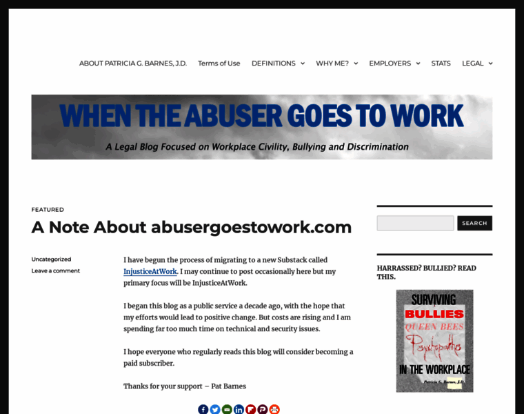 Abusergoestowork.com thumbnail
