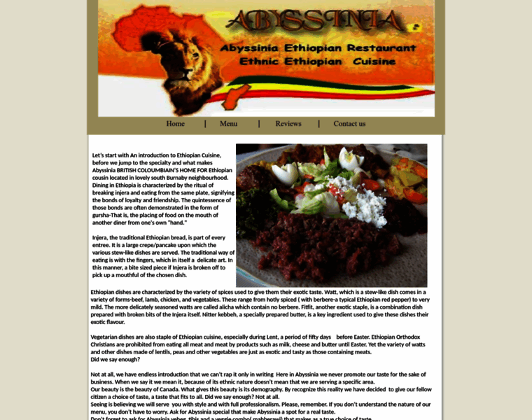 Abyssinia-restaurant.ca thumbnail
