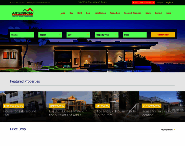 Abyssinianrealestate.com thumbnail