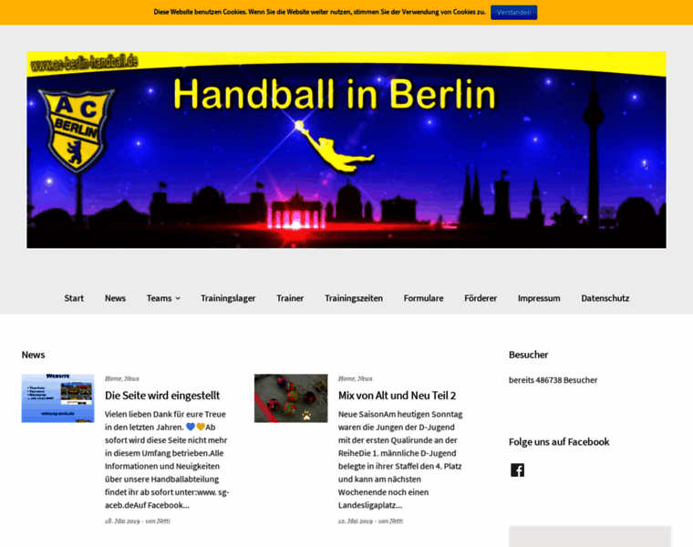 Ac-berlin-handball.de thumbnail