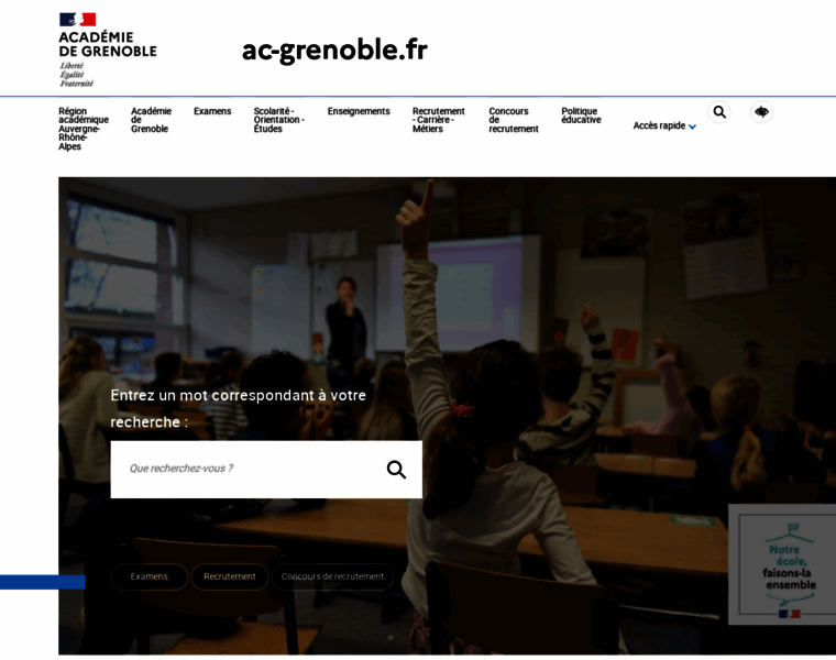 Ac-grenoble.fr thumbnail
