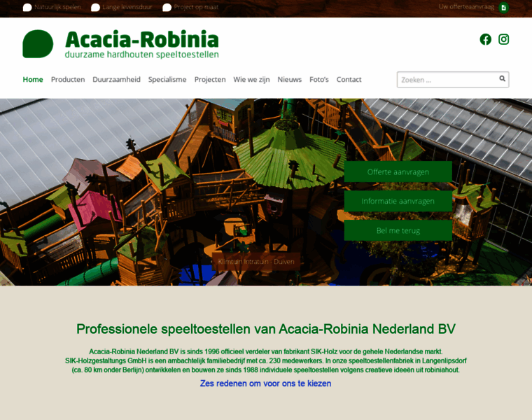 Acacia-robinia.nl thumbnail