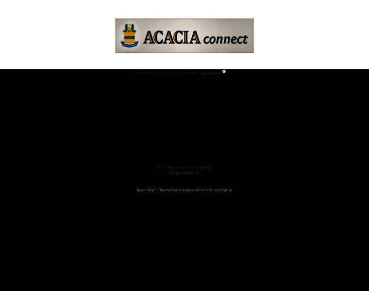 Acaciaconnect.org thumbnail