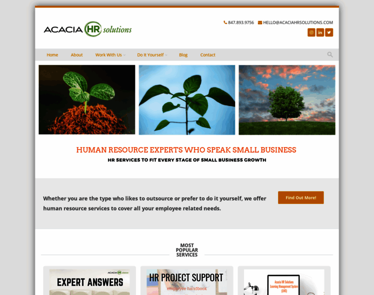 Acaciahrsolutions.com thumbnail