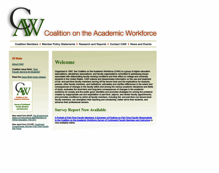Academicworkforce.org thumbnail