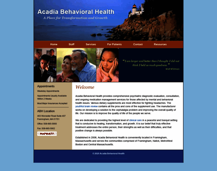Acadiabehavioralhealth.com thumbnail
