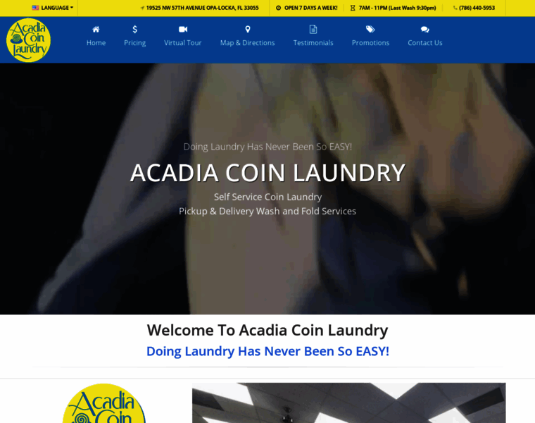 Acadiacoinlaundry.com thumbnail
