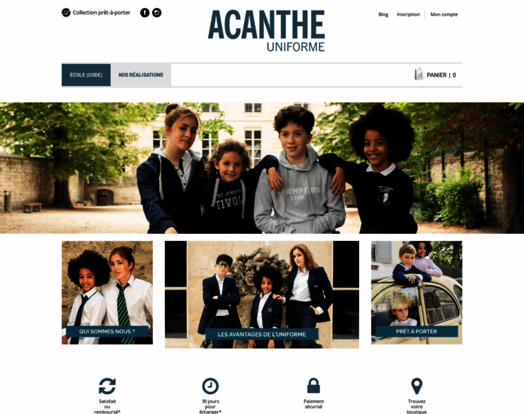 Acanthe-uniforme.com thumbnail