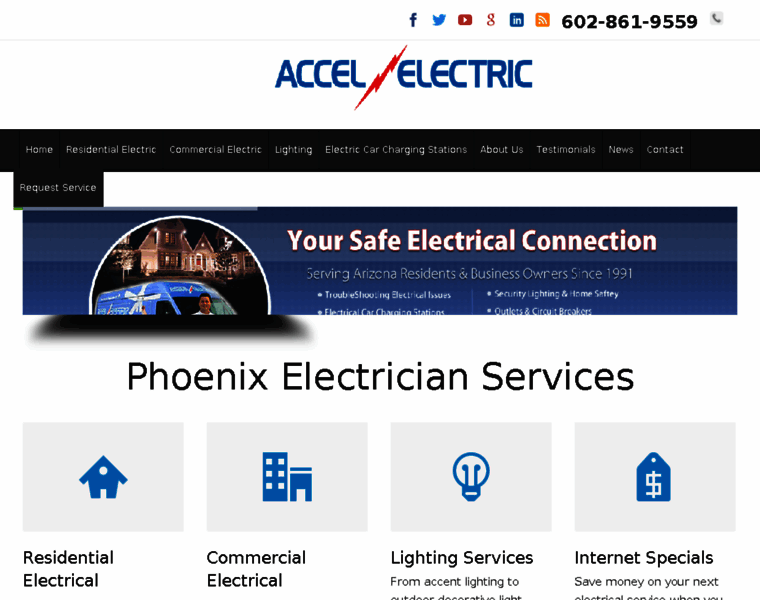 Accel-electric.com thumbnail