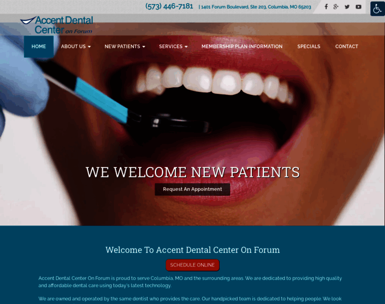 Accent-dental.com thumbnail