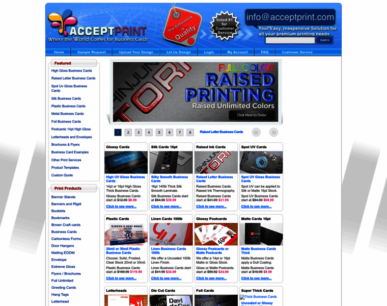 Acceptprint.com thumbnail
