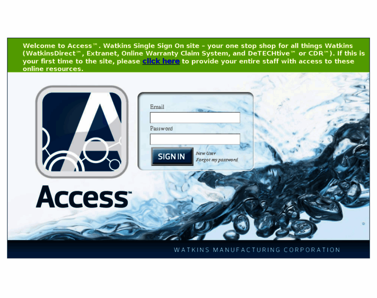 Access.watkinsmfg.com thumbnail