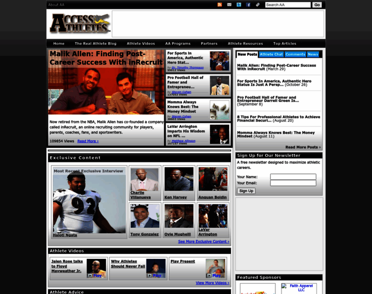 Accessathletes.com thumbnail