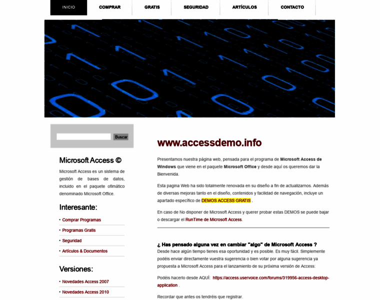 Accessdemo.info thumbnail