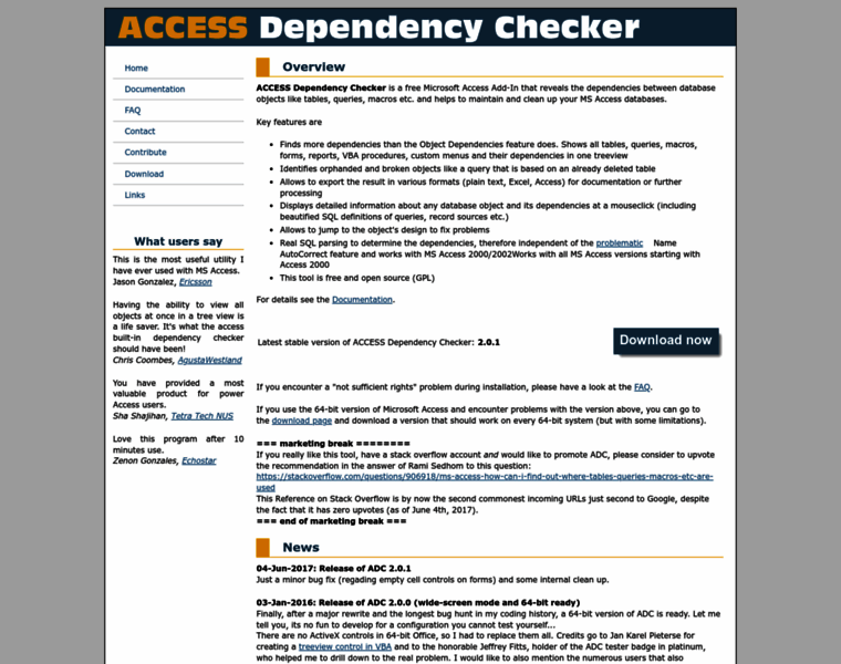 Accessdependencychecker.com thumbnail