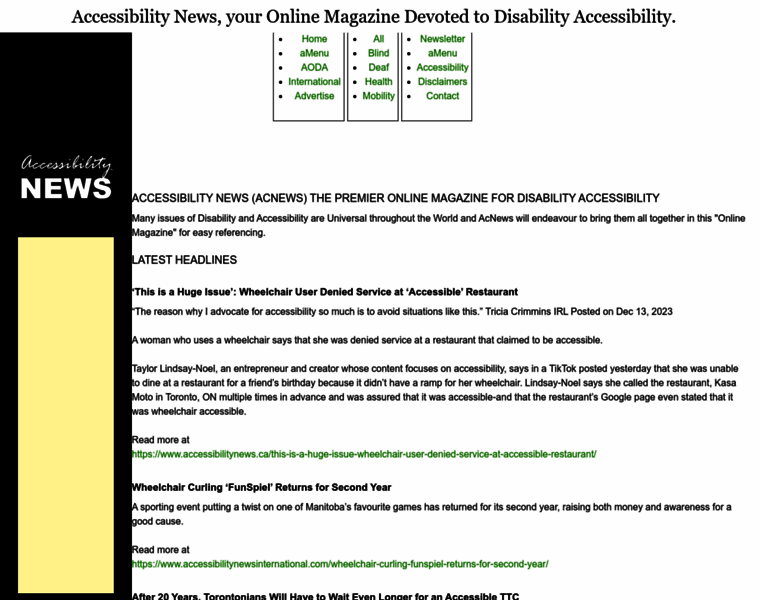 Accessibilitynews.ca thumbnail