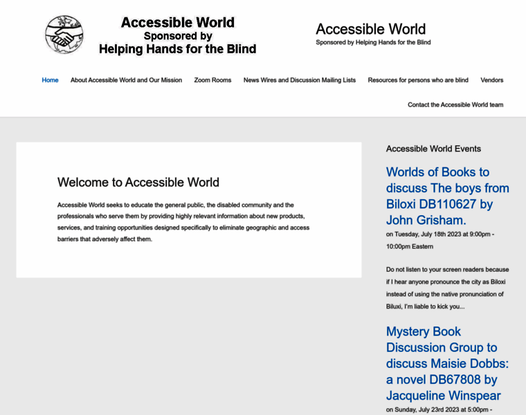 Accessibleworld.org thumbnail