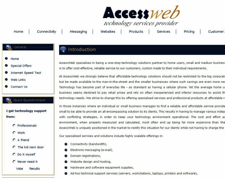 Accessweb.co.za thumbnail