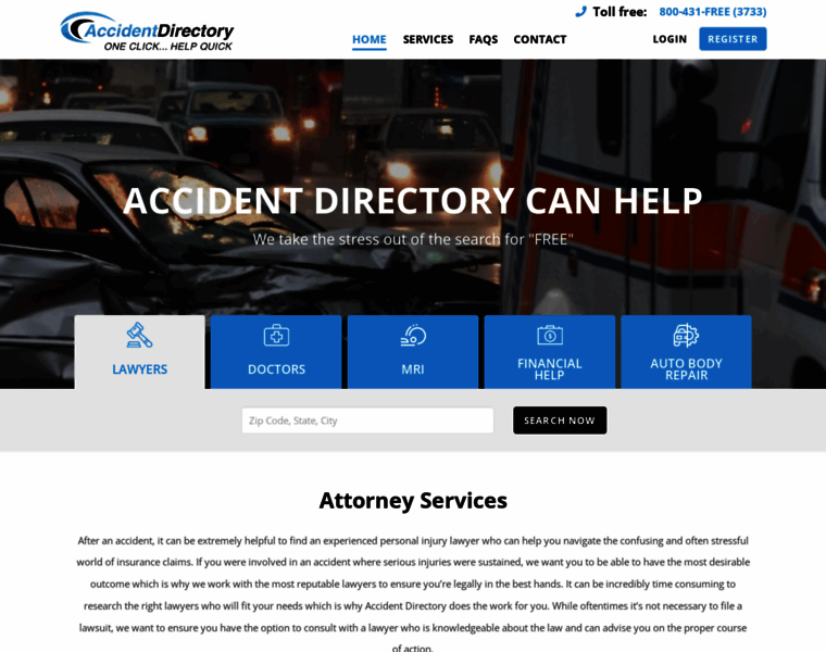 Accidentdirectory.com thumbnail