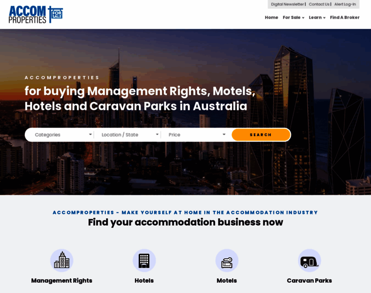 Accomproperties.com.au thumbnail