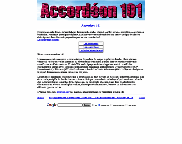 Accordeon101.com thumbnail